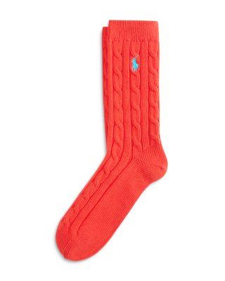 Cable Knit Socks by RALPH LAUREN