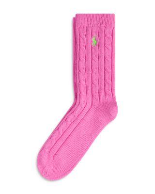 Cable Knit Socks by RALPH LAUREN