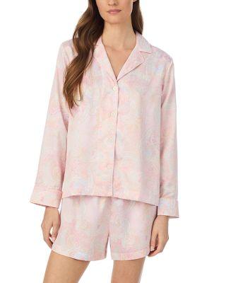 Cami Fashion Satin Ankle Pants Pajama Set by RALPH LAUREN