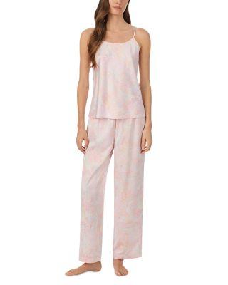 Cami Fashion Satin Ankle Pants Pajama Set by RALPH LAUREN