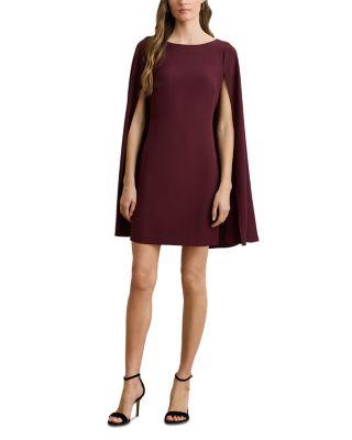 Cape Georgette Cocktail Dress by RALPH LAUREN