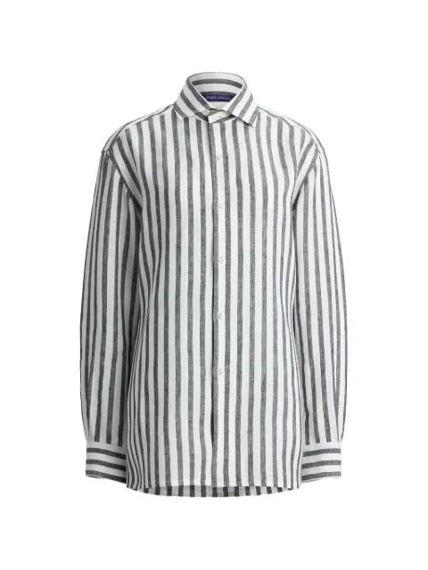 Capri striped linen shirt by RALPH LAUREN