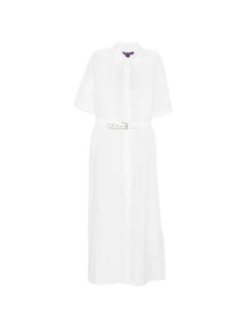 Carol short-sleeve belt maxi dress by RALPH LAUREN