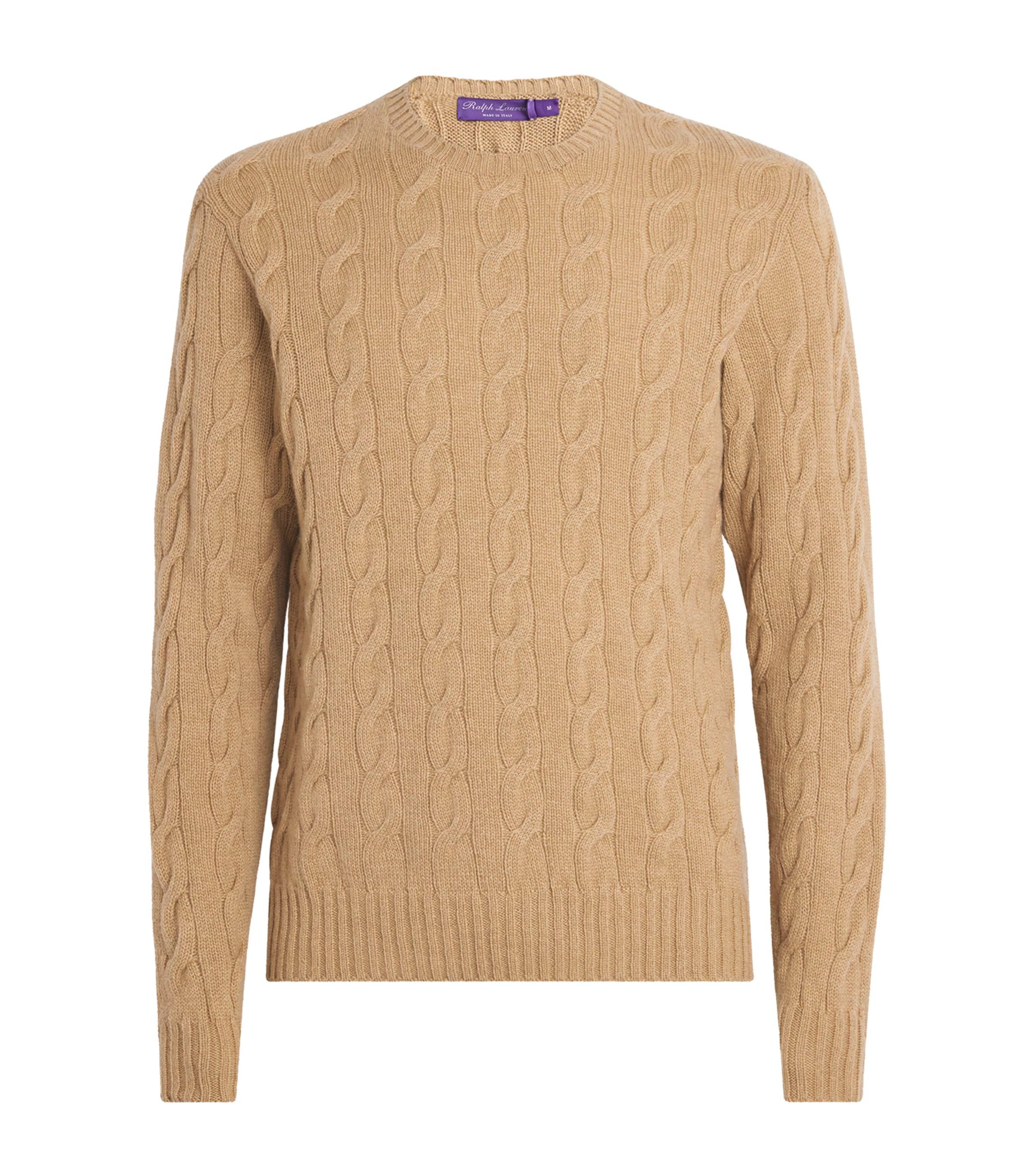 Cashmere Cable-Knit Sweater by RALPH LAUREN