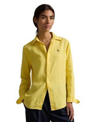 Classic Fit Linen Shirt by RALPH LAUREN