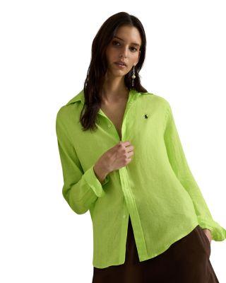 Classic Fit Linen Shirt by RALPH LAUREN