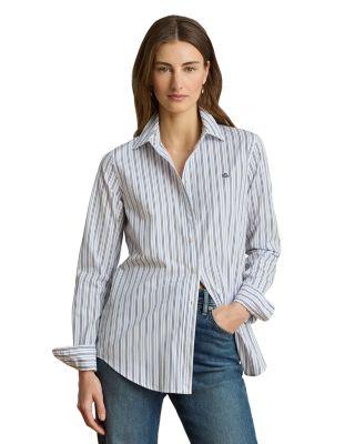 Classic Fit Striped Broadcloth Shirt by RALPH LAUREN