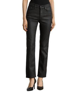Coated High Rise Straight Ankle Jean by RALPH LAUREN