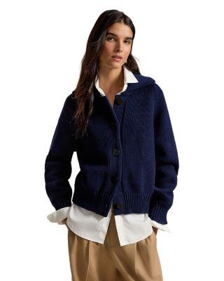 Cotton Blend Buttoned Cardigan by RALPH LAUREN