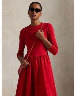 Cotton Long Sleeve Dress by RALPH LAUREN