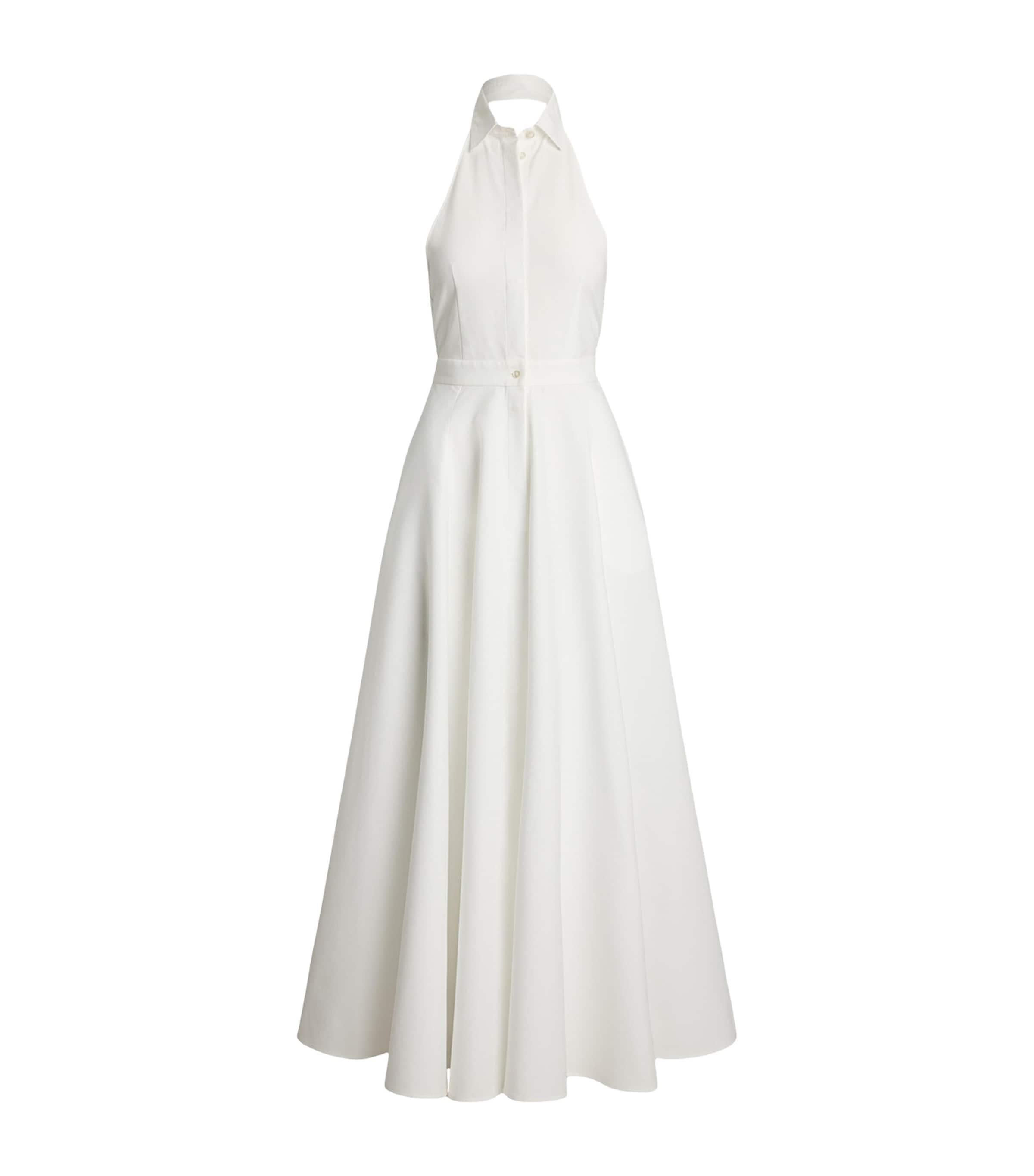 Cotton Piqué Eldred Maxi Dress by RALPH LAUREN