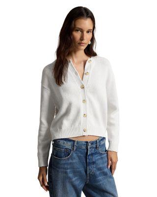 Crewneck Cardigan Sweater by RALPH LAUREN