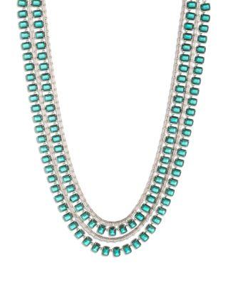 Cubic Zirconia Tennis Multi Row Necklace by RALPH LAUREN