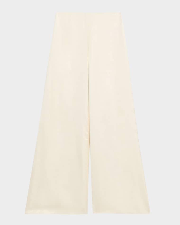 Daria Washed Satin Wide-Leg Pants by RALPH LAUREN