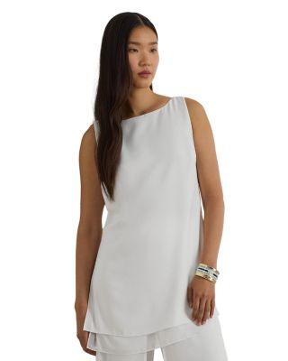 Double Faced Georgette Sleeveless Tunic by RALPH LAUREN