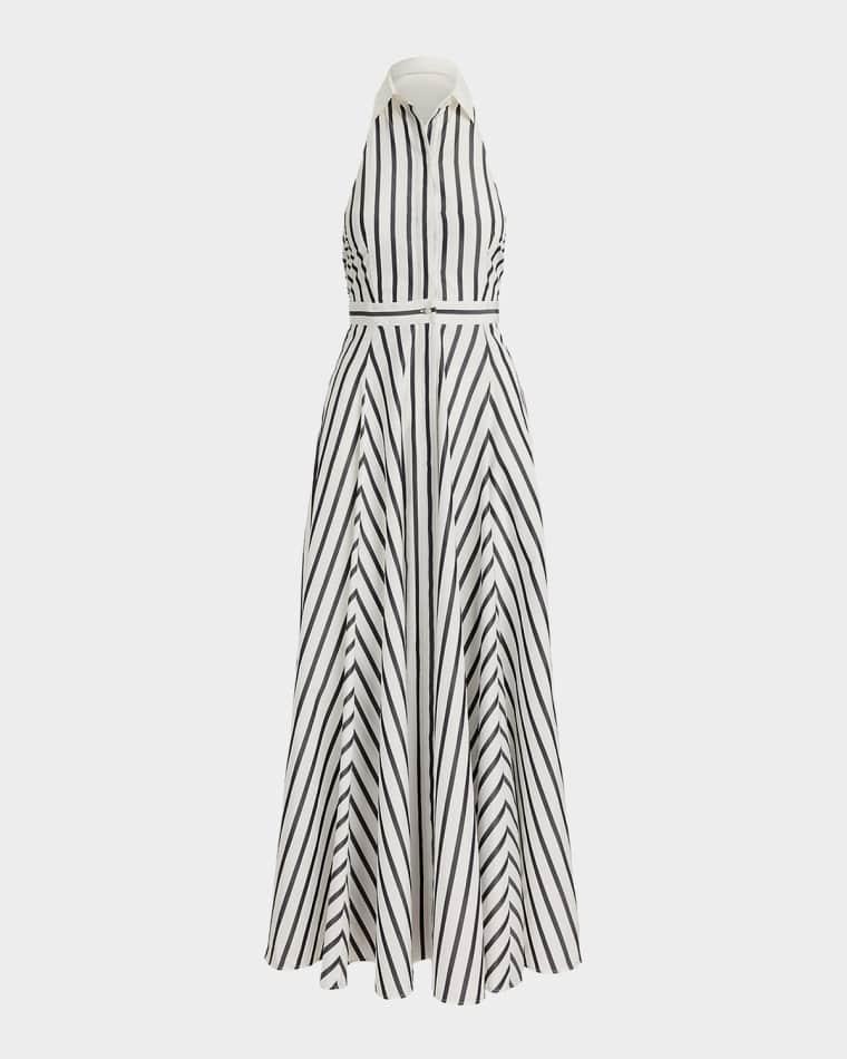 Eldred Striped Cotton Day Dress by RALPH LAUREN