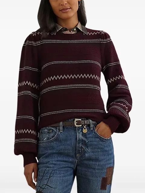 Fair Isle striped sweater by RALPH LAUREN