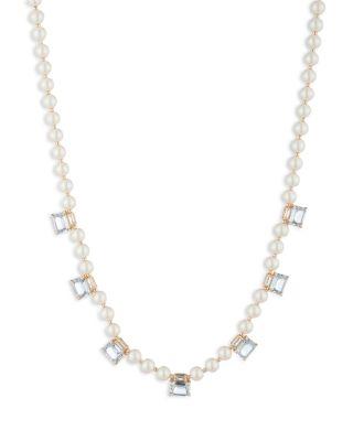 Faux Pearl & Stone Necklace by RALPH LAUREN