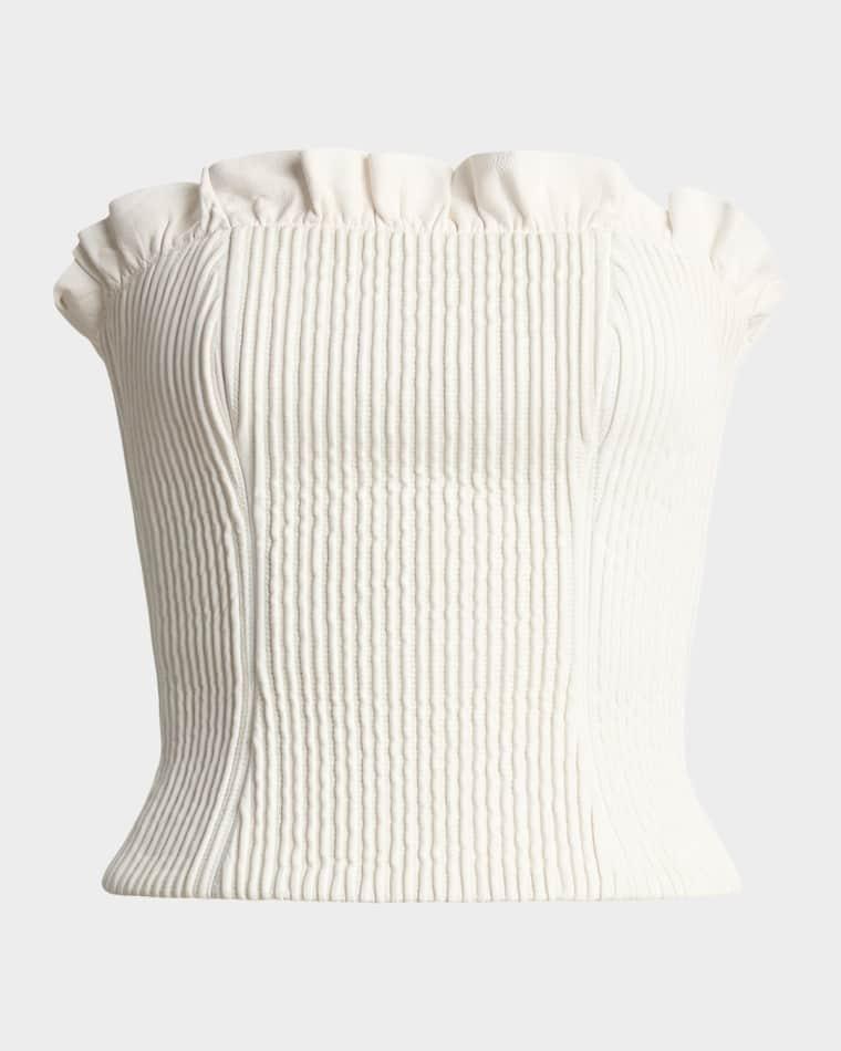 Fisher Lambskin Bustier by RALPH LAUREN