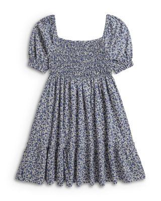 Girls' Blueberry Print Cotton Jersey Dress - Big Kid by RALPH LAUREN
