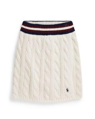 Girls' Cable Knit Cotton Skirt - Big Kid by RALPH LAUREN