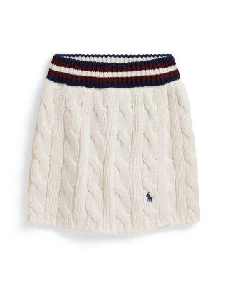 Girls' Cable-Knit Cotton Skirt - Little Kid by RALPH LAUREN