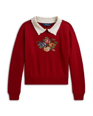 Girls' Collared Fleece Sweatshirt - Big Kid by RALPH LAUREN