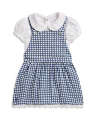 Girls' Cotton Bodysuit & Gingham Dress Set - Baby by RALPH LAUREN