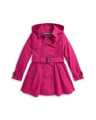 Girls' Cotton Hooded Trench Coat - Big Kid by RALPH LAUREN