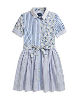Girls' Cotton Poplin Fun Shirtdress - Little Kid by RALPH LAUREN