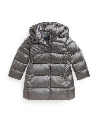 Girls' Down Hooded Long Jacket - Little Kid by RALPH LAUREN
