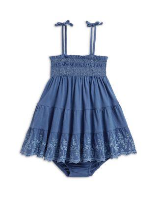 Girls' Eyelet Cotton Jersey Dress & Bloomer - Baby by RALPH LAUREN Girls' Eyelet Cotton Jersey Dress & Bloomer - Baby by RALPH LAUREN