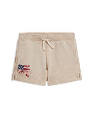 Girls' Flag Terry Shorts - Little Kid by RALPH LAUREN