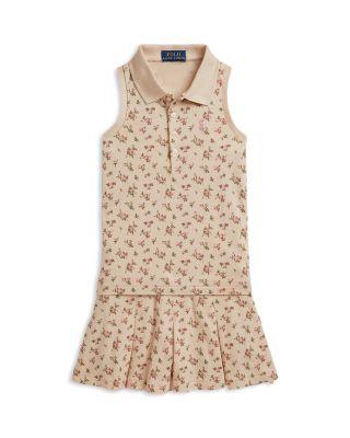 Girls' Floral Stretch Mesh Polo Shirt & Skort Set - Little Kid by RALPH LAUREN