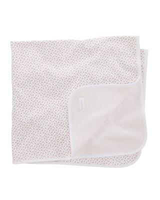 Girls' Layette Reversible Printed Receiving Blanket - Baby by RALPH LAUREN