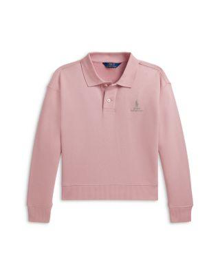 Girls' Logo Terry Polo Sweatshirt - Big Kid by RALPH LAUREN