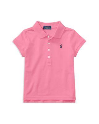 Girls' Mesh Knit Polo - Little Kid by RALPH LAUREN