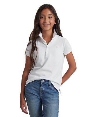 Girls' Mesh Knit Polo - Little Kid by RALPH LAUREN