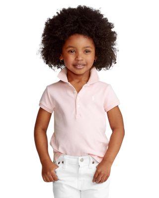 Girls' Mesh Knit Polo - Little Kid by RALPH LAUREN