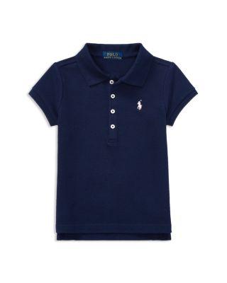 Girls' Mesh Knit Polo - Little Kid by RALPH LAUREN