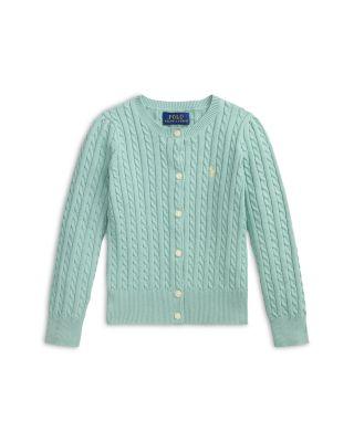 Girls' Mini-Cable Cotton Cardigan - Little Kid by RALPH LAUREN