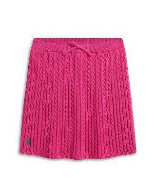 Girls' Mini Cable Cotton Skirt - Big Kid by RALPH LAUREN