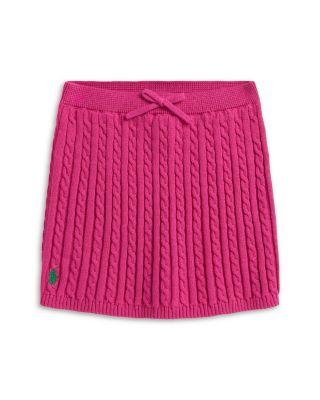 Girls' Mini Cable Cotton Skirt - Little Kid by RALPH LAUREN