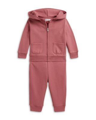 Girls' Picot-Trim Fleece Hoodie & Jogger Pant - Baby by RALPH LAUREN