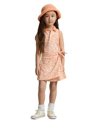 Girls' Pineapple Faux Wrap Mesh Polo Dress - Little Kid by RALPH LAUREN