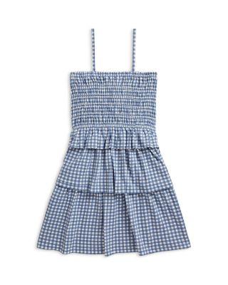Girls' Plaid Smocked Jersey Dress - Little Kid by RALPH LAUREN