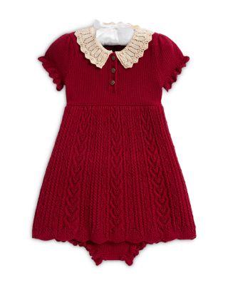 Girls' Pointelle Cotton Blend Dress & Bloomer Set - Baby by RALPH LAUREN