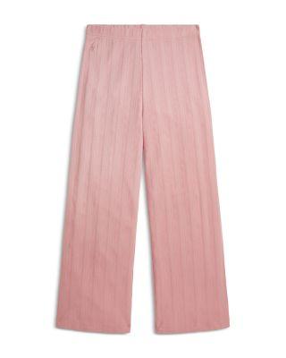 Girls' Pointelle Knit Wide Leg Cotton Pants - Big Kid by RALPH LAUREN
