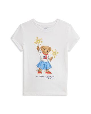 Girls' Polo Bear Cotton Jersey Tee - Little Kid by RALPH LAUREN
