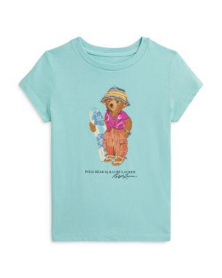 Girls' Polo Bear Cotton Jersey Tee - Little Kid by RALPH LAUREN